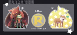 Damian&Pets壓克力立牌