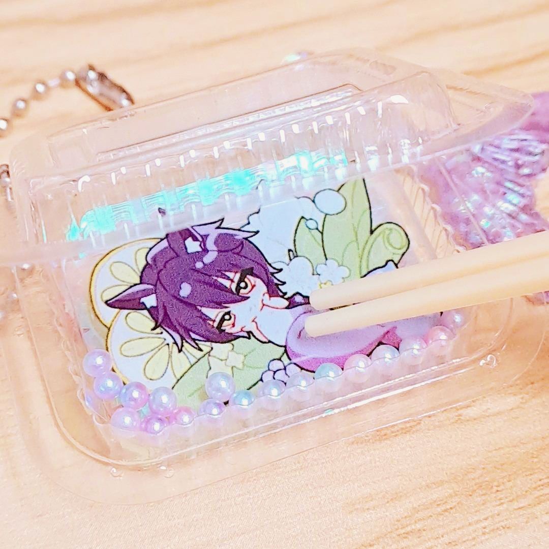 【原創】兔兔魚_生魚片吊飾