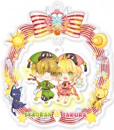 【庫洛魔法使】狼櫻道服情侶裝花圈壓克力吊飾