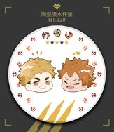 排球少年 宮侑&日向 陶瓷吸水杯墊