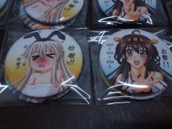 艦娘 島風&金剛胸章