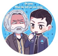［底特律變人］漢克&康納5.8徽章