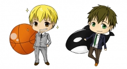 【黑子的籃球/FREE!】黃瀨&真琴 壓克力鑰匙圈