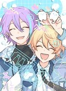 プロセカ 類司🎈🌟🍼🐄羅森雙燙明信片