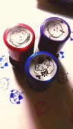 陰陽師手遊：茨酒團子球&荒川水獺萌球印章