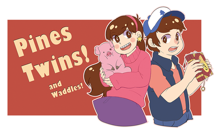 [GF]Pines Twins 雙子帆布袋
