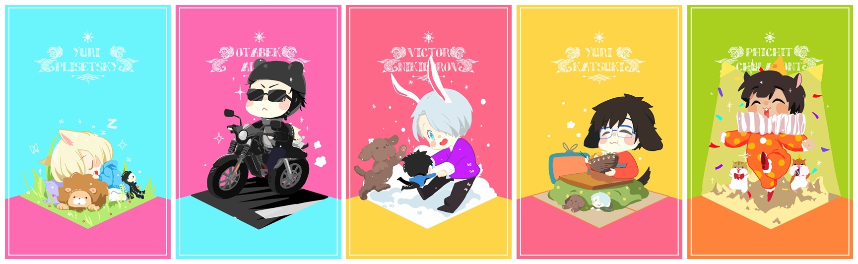 【YURI on ICE】悠遊卡貼(共五款)