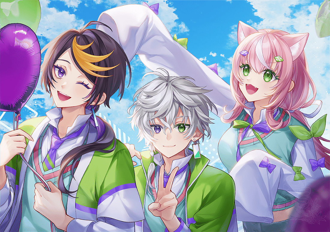 【やみくもやん】明信片+貼紙套組