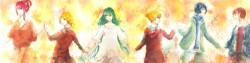 [Vocaliod明信片]hand in hand