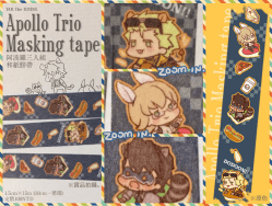 TIGER&BUNNY 阿波羅三人組 和紙膠帶