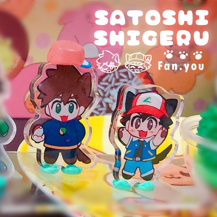 【Pokemon】小智/小茂 壓克力飯友