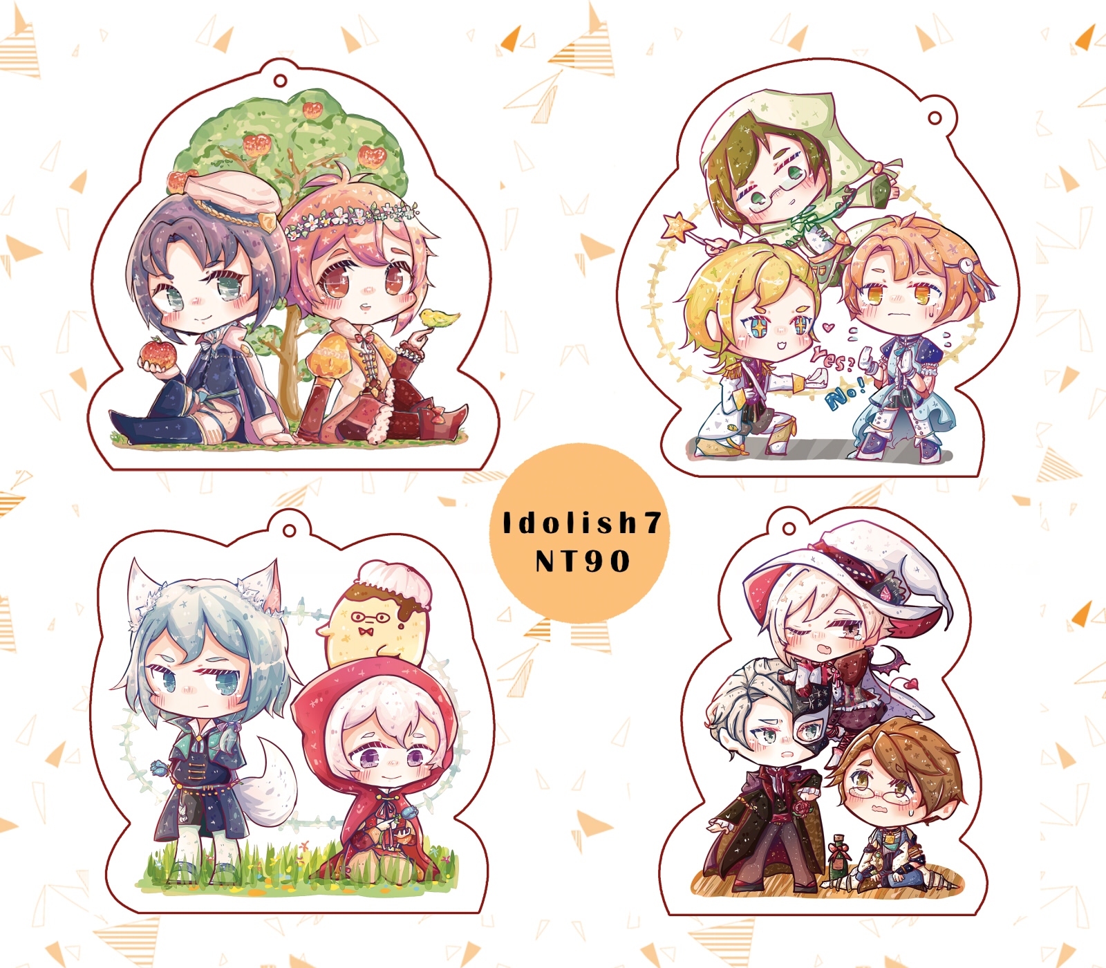 《IDOLiSH7》壓克力鑰匙圈 童話ver