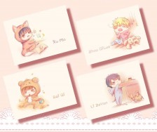 戀與製作人同人周邊◆寶寶小卡