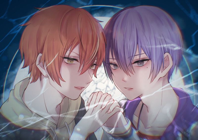 【プロセカ】フラジール 東雲彰人&青柳冬彌 燙銀胸章+明信片
