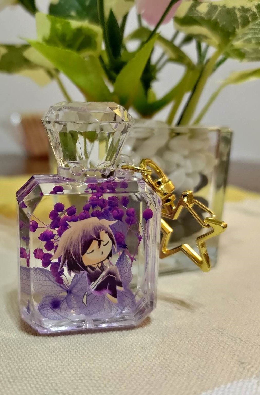 明石永生花入油壓克力吊飾