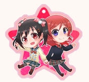 LOVELIVE 矢澤妮可&西木野真姬 壓克力吊飾