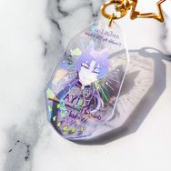 【新世界狂歡】- 玖夜雙月壓克力吊飾（碎鑽版）