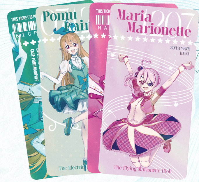 Pomu Rainpuff &amp; Maria Marionette 偶像活動Paro票卡組