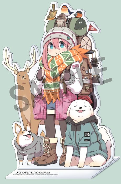 《YURU CAMP△》「撫子與動物朋友」15cm壓克力立牌