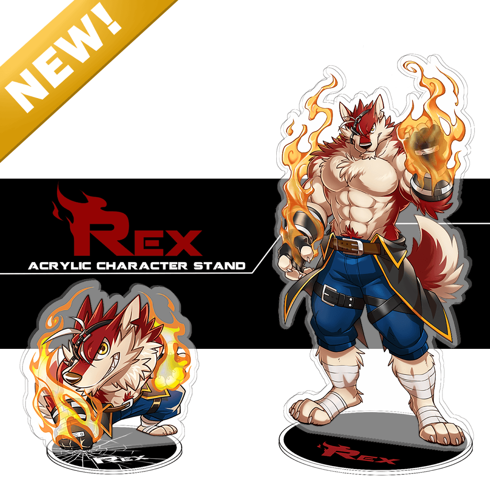 REX造型壓克力立牌套組