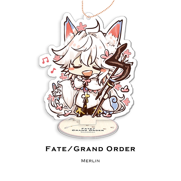 【FGO】貓貓透明壓克力立牌 -梅林款