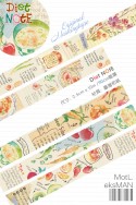 原創水彩和紙膠帶—Diet NoTe