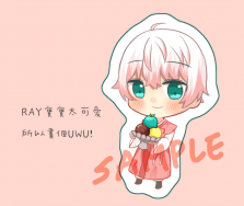 神秘信使RAY無料全斷刀模貼紙