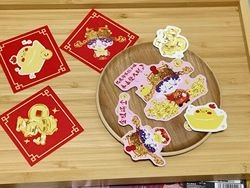 祁煜財神貼紙