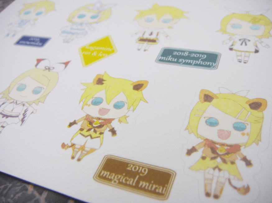 鏡音貼紙