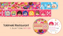 心跳餐廳-ときレス+α角色紙膠帶