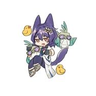 拉帝喵與小金鳥