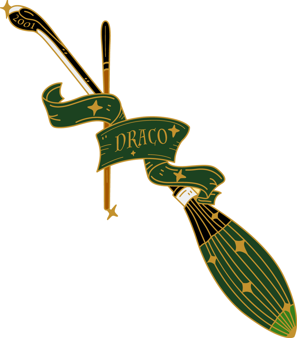 Draco Malfoy【跩哥光輪2001】金屬徽章
