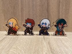 【FF14】芝諾斯 阿爾博特 埃斯蒂尼安 瓦爾桑 厚壓克力飯友