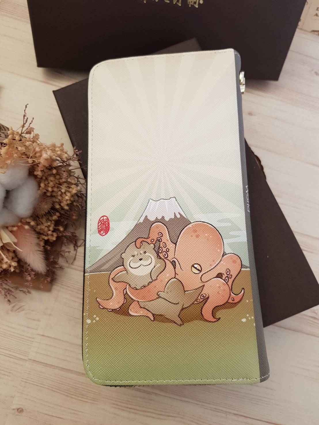 水獺皮夾_浮世繪‧巨獺