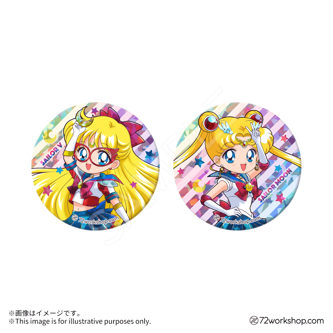 閃閃胸章 Sailor V／Sailor Moon（原作衣裝Ver.）