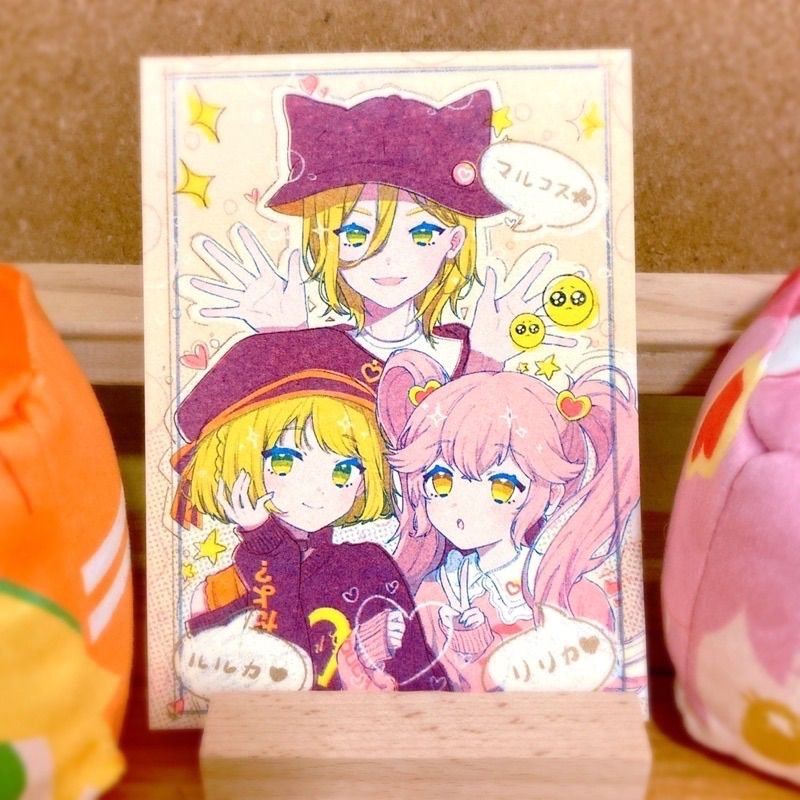 #コンパス 馬爾莉莉露露 riso明信片