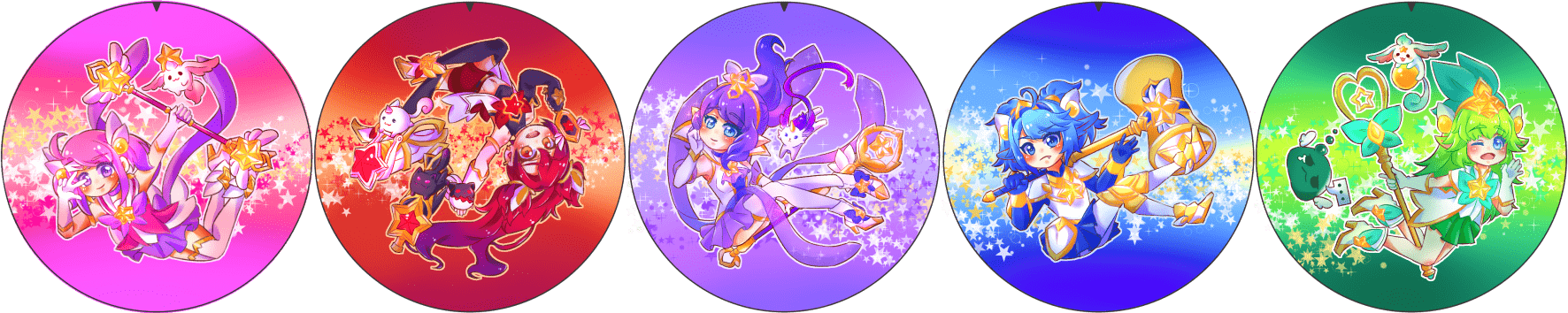 【英雄聯盟_星光少女組】<綻放光芒>胸章