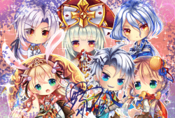 白猫プロジェクト  白貓  月兔 約書亞 聖女 牙膏 札克 洋梨 壓克力吊飾印調