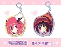 狂三 & 琴里可愛鑰匙圈