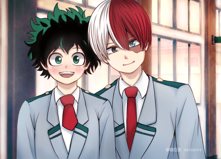 MHA 我的英雄學院轟出笑顏A6雙面明信片