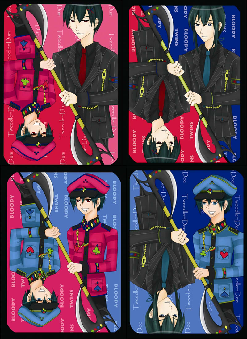 【QUINROSE@Alice系列乙女遊戲】 血腥雙子明信片組
