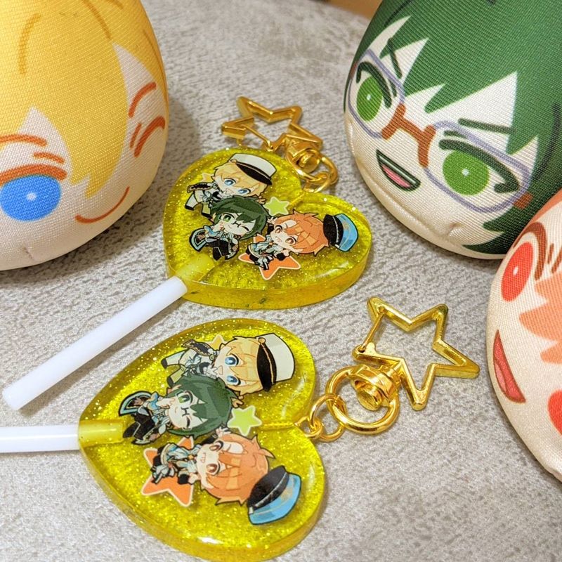 IDOLiSH7畢達組閃粉棒棒糖壓克力吊飾