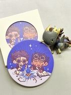【通販開放】實驗意外💥陶瓷防水杯墊::杯墊實體照片
