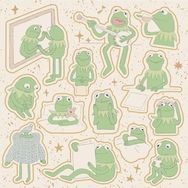科米蛙集合啦！貼紙