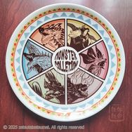 【魔物獵人】魔物18cm陶瓷餐盤