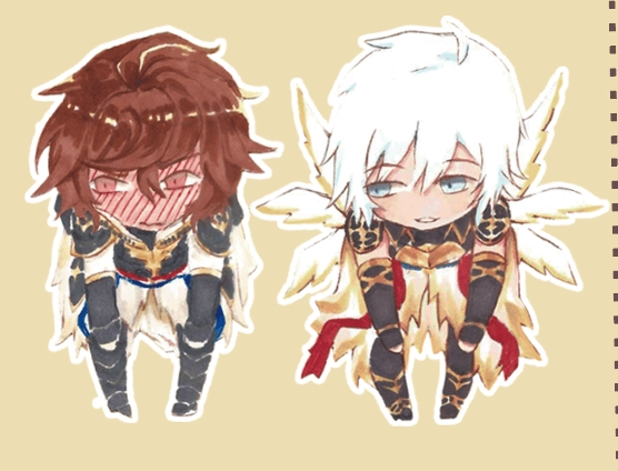 GBF 碧藍幻想 - 聖德芬/路西菲爾 掛件