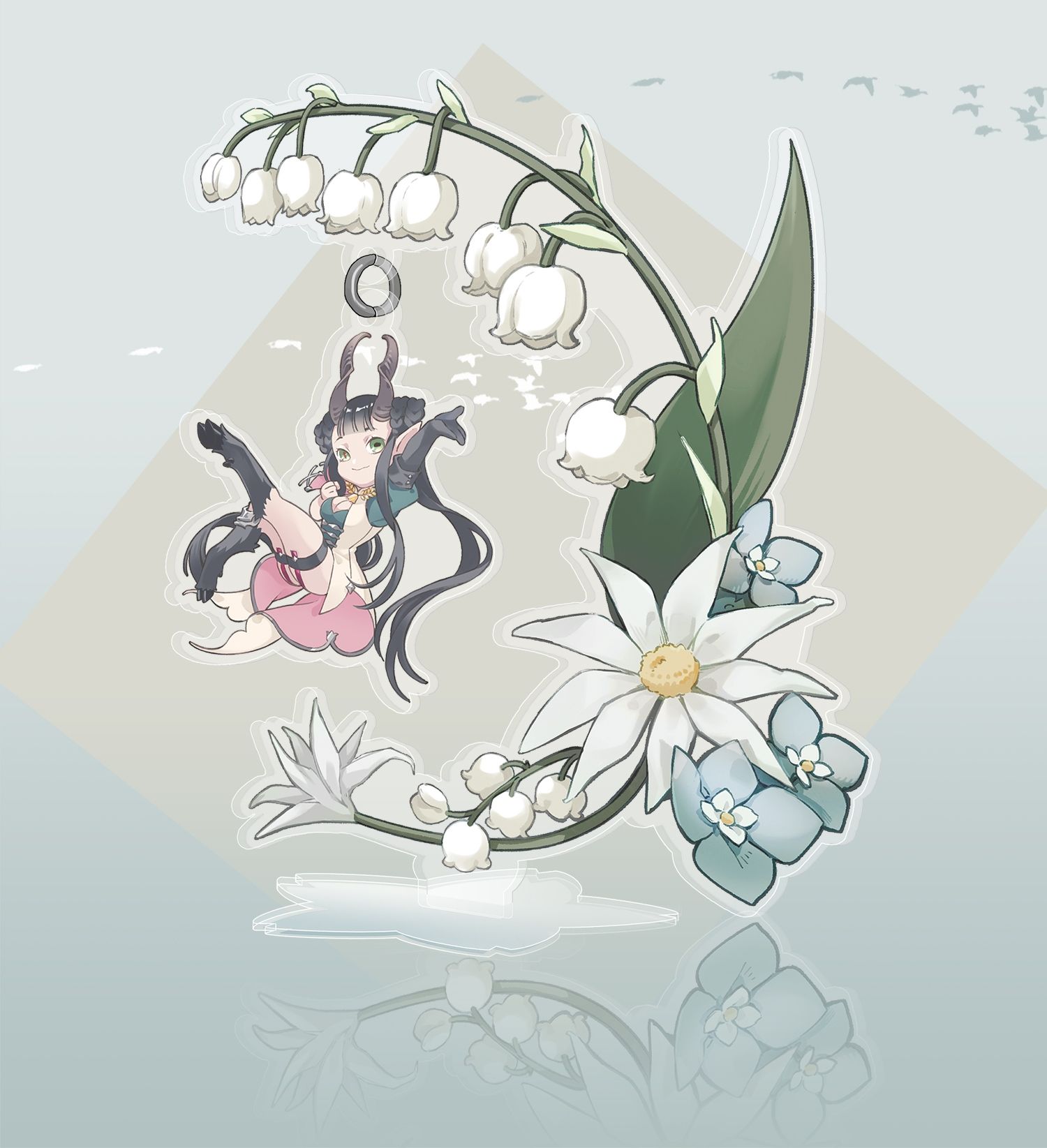 [ 原創 ] 莉齊娜等大花環立牌