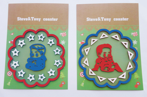 Steve&amp;Tony杯墊