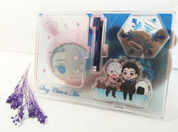 YOI 勇利&維克多KISS & CRY自組壓克力立牌