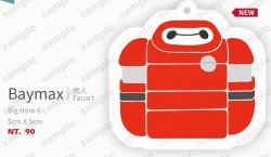 BH6 Baymax透明壓克力吊飾